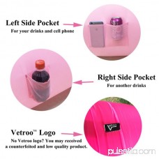 Vetroo Inflatable Hangout PINK Lounger with Portable Carry Bag - Suitable For Camping, Pool, Beach Couch Sofa, Dream Chair Garden Cushion, Sleeping Portable Air Bed